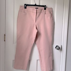 Ann Taylor Factory, blush color, curvy ankle pant sz 14